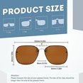 thumbnail image 2 of 1 clip para gafas de sol, clip para gafas de sol polarizadas para mujeres y hombres, gafas de sol abatibles antirreflejos, 2 of 5