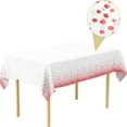 Syinda Plastic Tablecloths Gold Dot Disposable Tablecloths Plastic Dot
