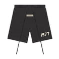 thumbnail image 3 of Pantalones cortos de tela finos especiales ESSENTIALS pantalones cortos suéter de doble línea de moda, 3 of 5