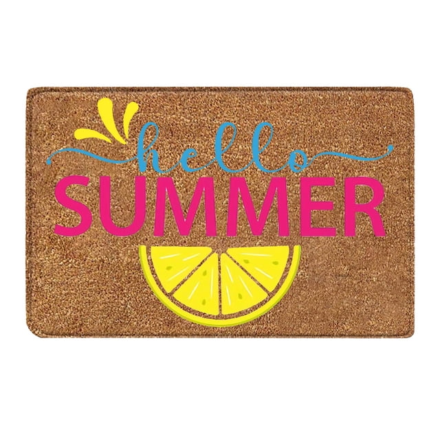 Lemon Door Mats Lemon Welcome Mat Outdoor Rug Lemon Door Mats Outside Spring Summer Door Mat Sunshine Decorative Summer Doormat