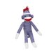 thumbnail image 1 of Plushland Adorable calcetín mono, el original tradicional tejido a mano, juguete de peluche, regalo para niños, bebés, adolescentes, niñas y niños, muñeca de bebé, marioneta de 20.0 in (nuevo azul), 1 of 1