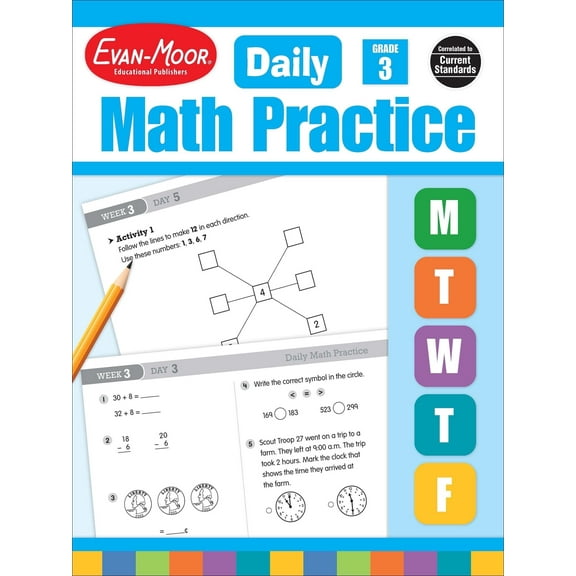 Evan-Moor Daily Math Practice, Grade 3 Teaching Edition