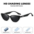 thumbnail image 3 of Gafas de sol Fozono Retro Vintage Cat Eye UV400 para mujer/hombre, 3 of 5