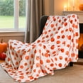 thumbnail image 5 of HITIME Twin Size Halloween Fleece Blanket – 300GSM Ultra Soft Cozy Microfiber, Festive Printed Decor (60" x 80"), 5 of 6