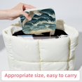 thumbnail image 6 of Sea Mew Velvet Portable Storage Box with Removable Compartment, Gift: Jewelry Stand, Display Case, Necklace Holder, 6 of 7