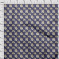 thumbnail image 4 of oneOone Georgette Viscose Violet Fabric Floral Craft Projects Decor Fabric Printed By The Yard 42 Inch Wide, 4 of 4