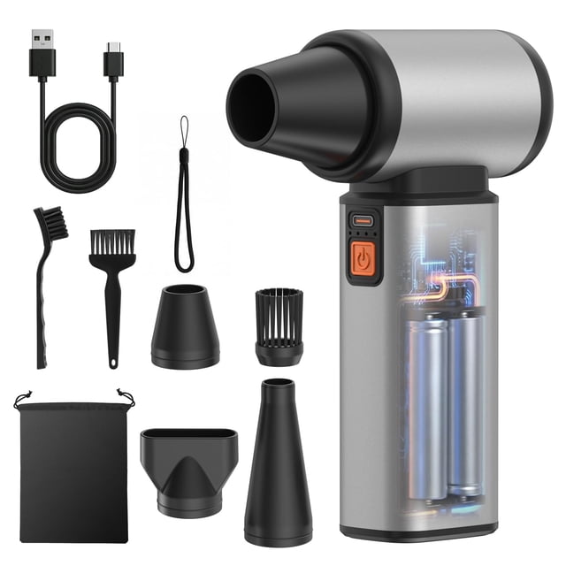 Soplador de aire inalámbrico 130000 RPM con batería de 7500 mAh