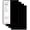 Black - 5.5" x 8.5" - 4 Pack, variant on Blue Sky Notes Professional Notebook, Flexible Cover, Twin-Wire Binding, Lined and Perforate Pages, 8.5" x 11", Black (14713)