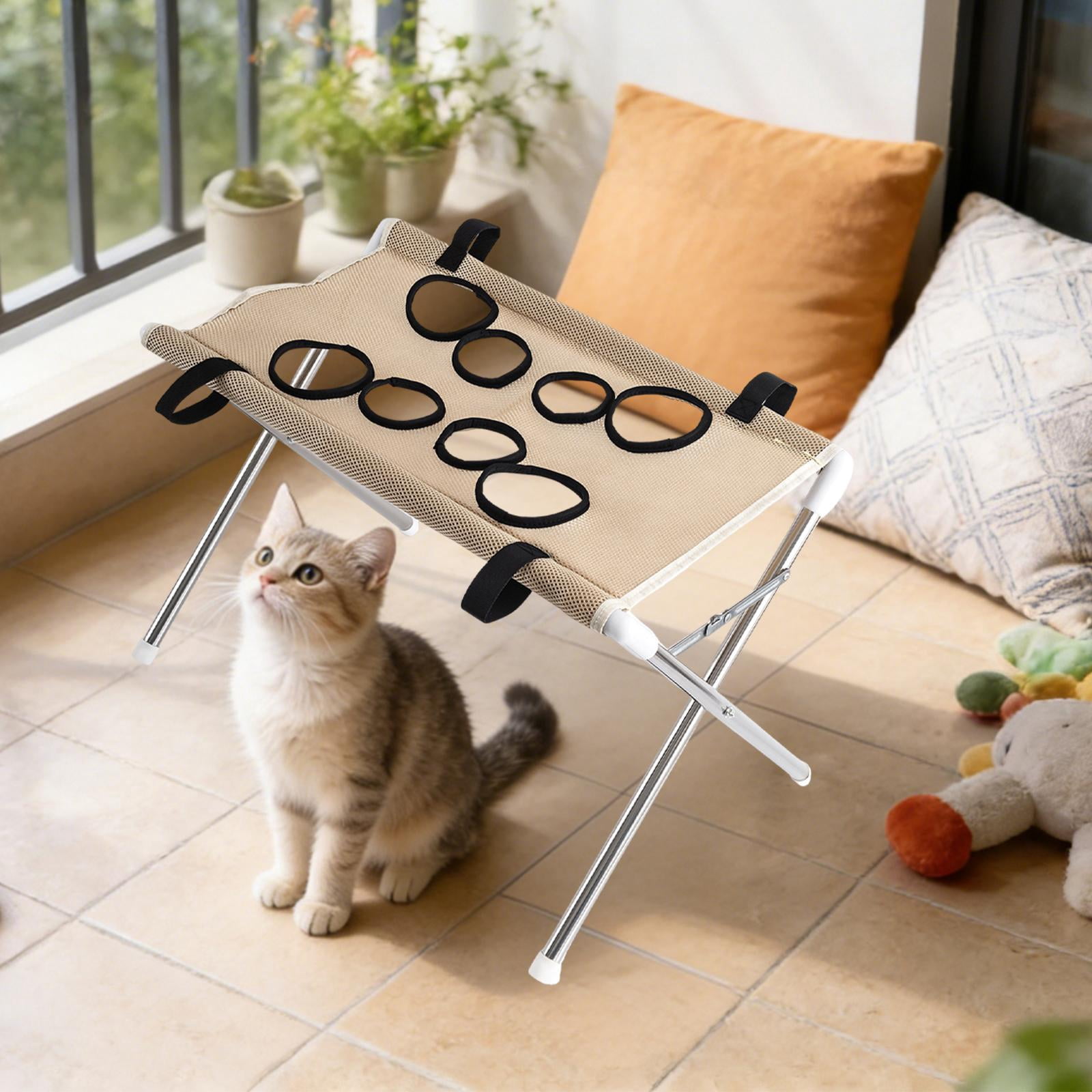 Bvdfgk Breathable Cat Hanging Harness Restraint Bag Grooming Pet Washing Tool for Small coffee