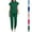 A06 Green, variant on Womens Scrubs 2 Piece Outfits Sets Short Sleeve V Neck Maternity Tops Medical Scrubs High Waisted Uniform Pants Woman Sets, Blue L