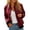 Red, variant on Bomber Jacket Women Fall Lightweight Long Sleeve Relaxed Fit Casual Zip Up Jackets Outerwear with Pockets