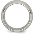 thumbnail image 3 of Chisel Titanium Satin and Polished 10.2mm Beveled Edge Band - Ring Size 10.0, 3 of 8