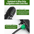 thumbnail image 3 of Locked Barbed Tee Connectors /\uD to /\uD Drip Irrigation Fittings Kit /mm to /mm Tube Lock Female Connector Way Barbed Lock Irrigation Parts for Watering System, 3 of 7