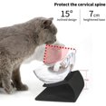 thumbnail image 4 of Cuenco para comida para gatos Cuenco para gatos Cuenco inclinado 15° Cuenco doble Base antideslizanteLL 0170 Cuenco para perros Cuenco para gatos Cuenco para comida y agua, 4 of 6