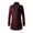 Burgundy, variant on Lovskoo 2024 Mens Trench Coat Winter Pea Coat Oversized Warm Lapel Work Business Jacket Outerwear Coffee
