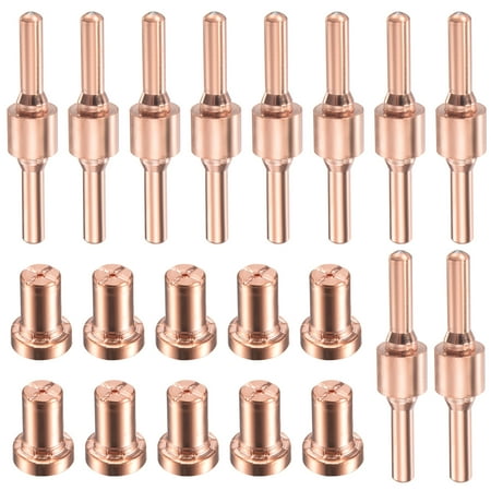 Uxcell Plasma Cutter Torch Consumables Accessory Set for Plasma Air Cutting Machine PT-31 LGK-40 CUT-40 20 Pack
