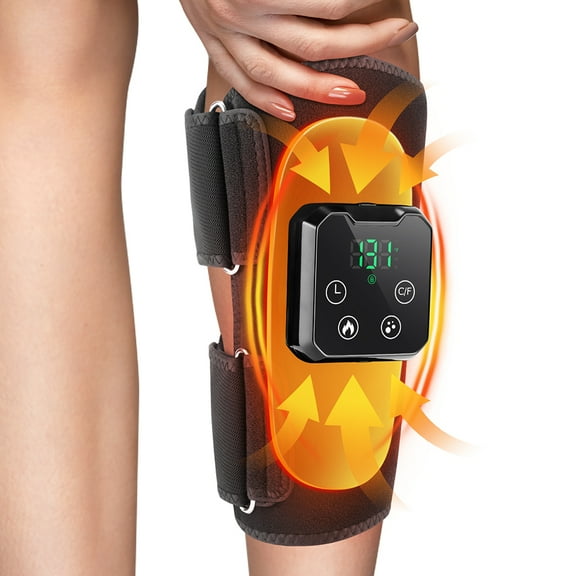 Cordless Leg Massager with Heat and Compression, Rechargeable Calf Leg Compression Massager for Circulation, Muscle Relaxation for Calf, Gifts for Dad Mom Men Women Gym Office Home (1 Pc)