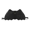 thumbnail image 2 of Bolsa De Hombro Bolsa bandolera punk Cuero Halloween Mujer Lentejuelas divertidas Bandolera de murciélago (Negro) Likrtyny Para Estrenar, 2 of 9
