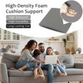 thumbnail image 5 of Couch Cushion Supports for Sagging Seat 22'' x 22'' High Density 40D Curved Foam Sofa Cushion Support Under The Saggy Pads Firmer Foam Lifters for Saggy Couch (Grey (Set of 3), 22 Inch * 22 Inch), 5 of 6