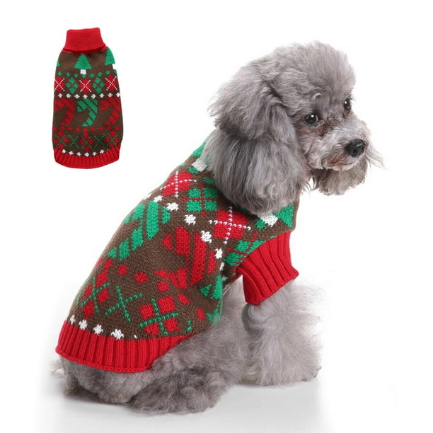 Ropa para cachorros de perros pequeños Suéteres de nieve para perros Suéteres de muñeco de nieve Suéteres navideños para perros Suéteres navideños de Año Nuevo Ropa para mascotas para perros y gatos