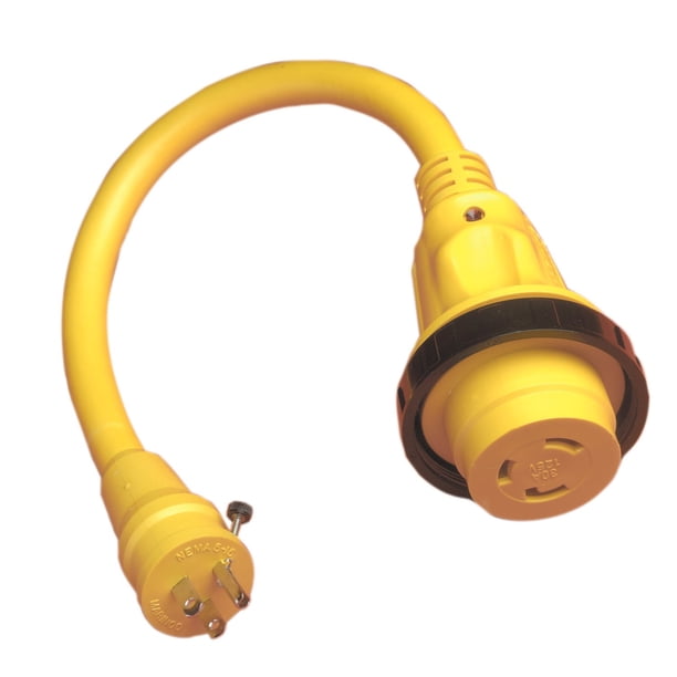Adaptador Pigtail Marinco 104SPP 30 A 125 V hembra a 15 A 125 V macho