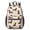 Dachshund Dog Paw, variant on Dog Paw Print Multicolor White Pattern 17" School Backpacks for Teens,Waterproof Oxford Fabric,S-Shape Padded Straps for School,Travel,Hiking,Camping