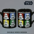 thumbnail image 6 of Silver Buffalo SW9932 Star Wars Stormtrooper Expressions Ceramic Mug, 14 oz., Black, 6 of 8