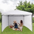 thumbnail image 6 of Joroamp 10x10 Canopy Tent Sidewalls Pop Up Canopy Outdoor Shade Canopy, Outdoor Canopies Instant Canopy Sunwall, 1 Pack Straight Leg Canopy SideWall Only, White, 6 of 7