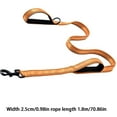 thumbnail image 3 of Pet Leash Outdoor Pet Walking Training Double Sided reflective walking rope Reflective Rope Strap Belt with Metal Buckle Clip, Yellow, 3 of 5