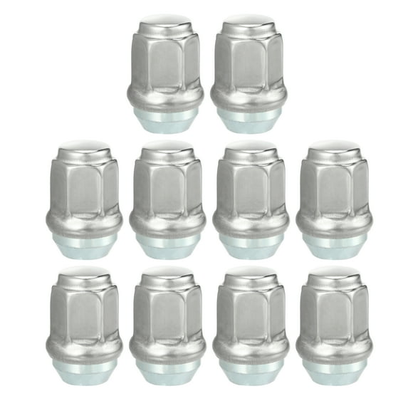 Unique Bargains 10 Pcs Wheel Lug Nuts for Jeep Wrangler Liberty for Dodge Challenger Tire Lugnuts