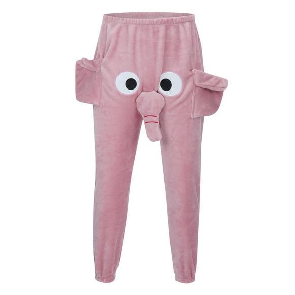 Uinagy Flannel Hot Style Single Pants Warm Pajamas Home Clothes Warm Pants Outer Wear