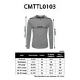 thumbnail image 6 of H2H Mens Casual Slim Fit Basic Henley Long Sleeve T-Shirt Cotton Blended (CMTTL0103), 6 of 6