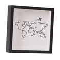 thumbnail image 3 of veasfak Shadow Box Frame Compact Top Loading Display Case for Artworks Cards Tickets black 20x20cm, 3 of 9
