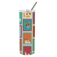 thumbnail image 2 of Lots of Red and White Jack Russell Terrier Stainless Steel 20 oz Skinny Tumbler 3 in x 8.25 in, 2 of 5