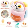 thumbnail image 1 of GRM Baby Toys, Roly Poly Toys for 3-12 Month Babies Developmental Tumblers for 1 2 3 Year Old Girls & Boys Early Educational Infant Teething Toys Puppy Shape with Small Bell, 1 of 7