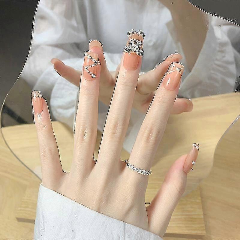 Wear Nail Stickers Zircon  Wear Armor Advanced Hot Girl Nail Wear Wear Nail Patch