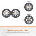 thumbnail image 4 of Modern Leisure® Sport RV Wheel Covers, 2-Pack, 27”-30," White, 4 of 13