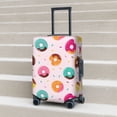 thumbnail image 2 of Lsque Donut Printed Luggage Cover, Travel Luggage Protector,Scratch and Dirt Resistant, Fits 18-32 Inch Luggage - Small, 2 of 9