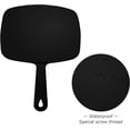 thumbnail image 3 of Handheld Mirror, Portable Hand Mirror with Hanging Hole in Handle, Pink 7.4" W x 10.4" L, 3 of 5