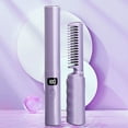 thumbnail image 4 of Xihbxyly Plancha de Pelo Inalámbrica, Minicepillo con Carga Usb, Calentamiento Rápido, Cuatro Ajustes de Temperatura, Alisa y Riza El Cabello, Uso En Peluquerías, Diseño Ligero y Portátil., 4 of 4