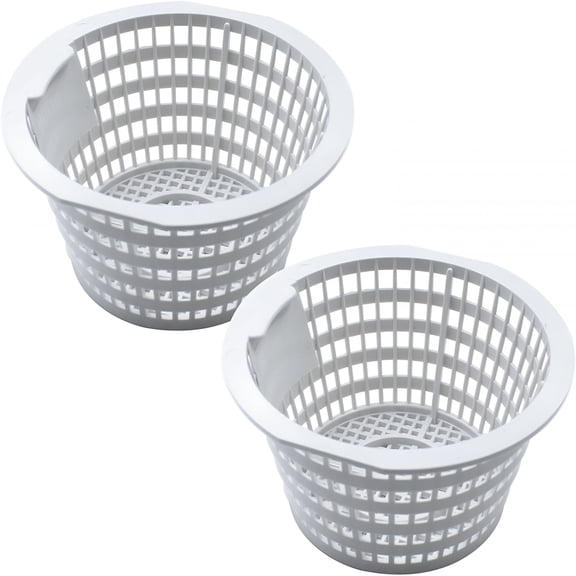 HIBIBUD 2026 New Skimmer Basket for Above Ground and in Ground Swimming Pools Replacement Part (2 Pcs)