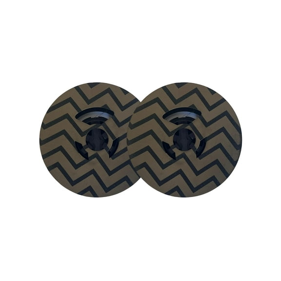 1/2 Inch FJA Universal Typewriter Ribbon - Custom Laser Engraved Twin Spool Typewriter Ribbon (Solid Black Ink) (Chevron)