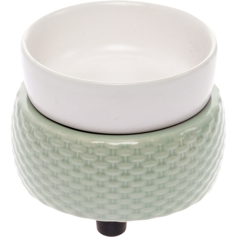 Vintage White 2-in-1 Wax Melt, Essential Oil & Candle Warmer + Free Wax  Melt Cup – Tasha & Co