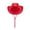 Red, variant on Jxzom Women Men Cowboy Hat Classic Roll Up Brim Fedora Cowgirl Hat Western Cowboy Hat Stage Performance Hat
