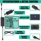 thumbnail image 4 of Adaptador de corriente y cargador de coche, convertidor de 12 V, 15 A, 180 W, 4 of 7