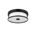 thumbnail image 3 of Living District Kolson 12 Inch Led Flush Mount In Black, 3 of 8