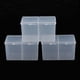 thumbnail image 3 of 3 cajas transparentes de plástico, organizadores de cajones para artículos de belleza. Claro, 3 of 9