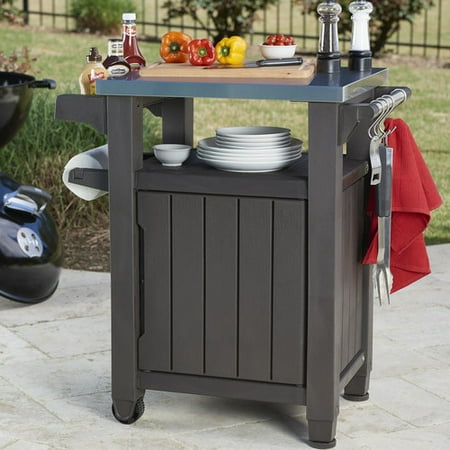 Keter Unity 40 Gallon Storage Serving Station - Walmart.com