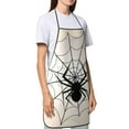 thumbnail image 4 of Pofeuu Spiders On The Web 1 Print Aprons with Pockets, Cute Aprons for Kitchen, Cooking, Server, Barber, Chef Apron, 4 of 7