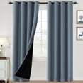 thumbnail image 1 of Cortinas H.VERSAILTEX 100% opacas con piedra térmica, color azul, 213 cm, 1 of 7